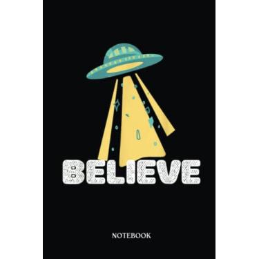 Imagem de Alien Notebook: Alien Abduction For Kids Ufo Lovers Believe | Alien Journal, Lined Journal Ufo, Ufo Journal, Lined Journal Alien, Size 6 X 9", 120 Pages.