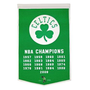 Imagem de Winning Streak Faixa esportiva NBA Boston Celtics NBA Dynasty - Decoração de parede para fãs de esportes