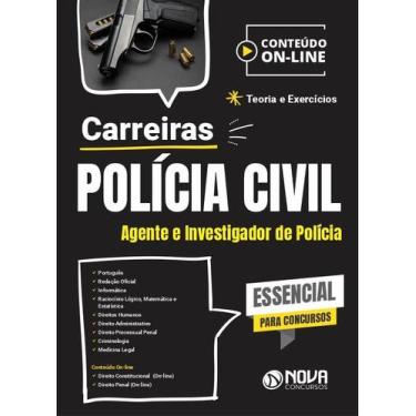 Imagem de Apostila Carreiras PC - Agente e Investigador de Polícia Civil - Nova 