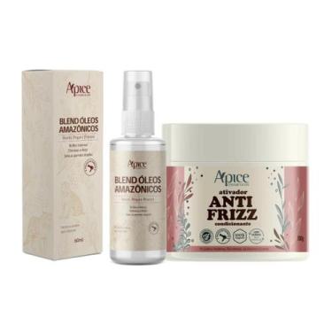 Imagem de Kit Ativador Anti Frizz e Blend de Óleos Apice Cosméticos - Apse Cosme