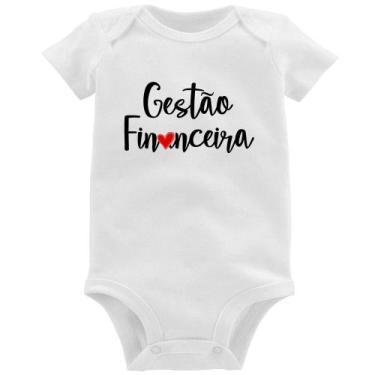 Imagem de Body Bebê Gestão financeira por amor - Foca na Moda, Branco, G