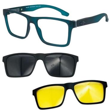 Imagem de Oculos Mormaii Swap NG 2 6153 K04 com 2 Clipon Cinza Nortuno, Cinza, N