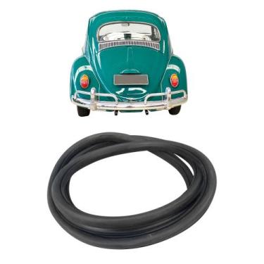 Imagem de Borracha Vidro Vigia Traseiro Sem Encaixe Friso Fusca 1959 a 1966 - Su