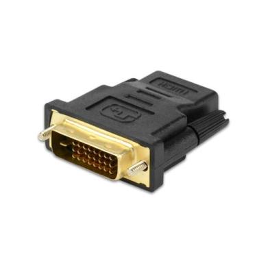 Imagem de Adaptador Conector Dvi Digital Macho 24+1 Para Hdmi Fêmea - Chroma Tec