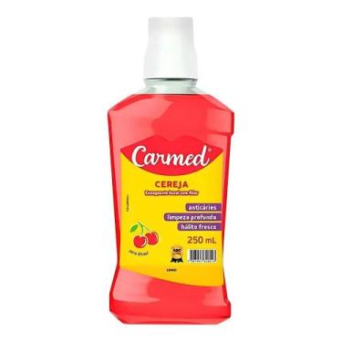 Imagem de Enxaguante Bucal Carmed Cereja Hálito Refrescante s/ alcool - CIMED
