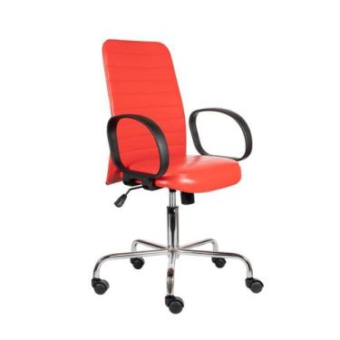 Imagem de cadeira de escritorio cromad8 esteirinha diretor reclinavel luxo tecid