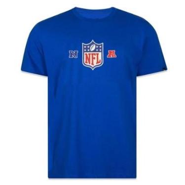 Imagem de Camiseta New Era NFL Logo Shield Azul Royal-Masculino