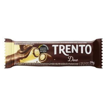 Imagem de Wafer Trento Duo Chocolate Branco e ao Leite 29g