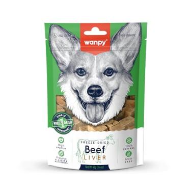 Imagem de Petisco Cães Wanpy Freeze Dried Truly Super Premium Vários Sabores Bacon Born (40g, Fígado Bovino)