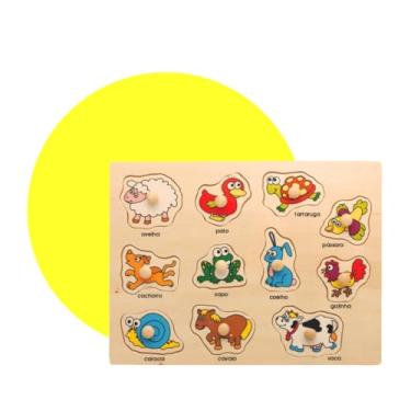 Imagem de Kit Encaixe Divertido, Toy Mix, Animais, Madeira