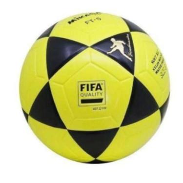 Imagem de Bola Original de Futevôlei Mikasa FT5 Amarela e Preta Oficial