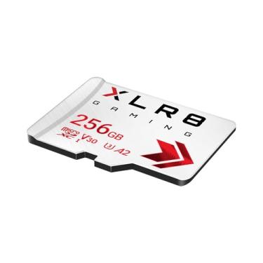 Imagem de PNY XLR8 256GB Gaming Class 10 U3 V30 Cartão de memória microSDXC - 100MB/s, Classe 10, U3, V30, A2, 4K UHD, Full HD, UHS-I, Micro SD