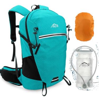 Imagem de IX INOXTO Mochila De Hidratação, Mochila De Caminhada De 25L Com Bolsa De Água De 3L E Capa De Chuva, Mochila De Água Para Caminhada, Masculina E Feminina, Mochila De Hidratação Leve Para Caminhada