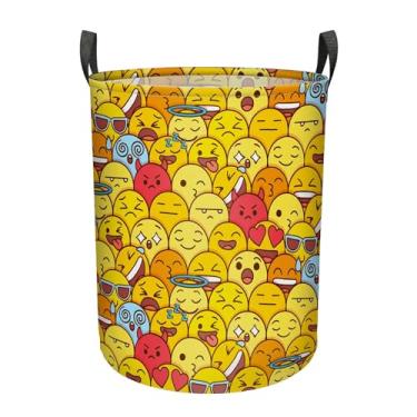 Imagem de Cesto de roupa suja dobrável com alças, grande cesto de armazenamento dobrável para homens, mulheres, adolescentes, adultos, organizador de tecido de lona impermeável para roupas, brinquedos, berçário