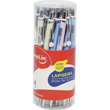 Imagem de Lapiseira 0,7MM Shine TEC Sortido - Pote com 24 Unidades - Molin