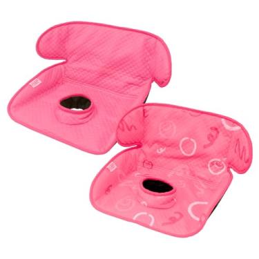 Imagem de THINK GOOD TOTS Pacote com 2 almofadas rosa para assento de carro e carrinho de bebê à prova d'água para treinamento de penico e bebês, lavável na máquina, suporte antiderrapante, ajuste universal