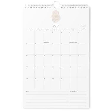 Imagem de Karto Calendário de parede 2025-2026 - vertical 28 x 43 cm de julho de 2025 a dezembro de 2026 - Aumente sua produtividade e planejamento fácil com o calendário mensal estético - Zen