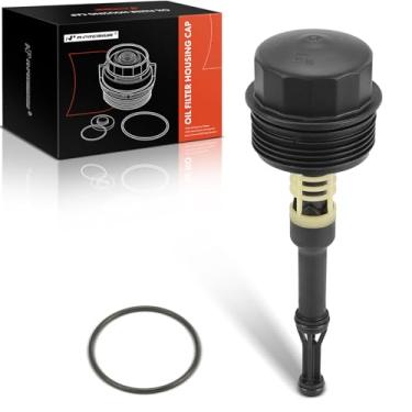 Imagem de A-Premium Tampa da caixa do filtro de óleo compatível com Mercedes-Benz W212 E250 W166 GLE300d X204 GLK250 W166 ML250 Sprinter 2500/3500 2.1L turbocharged