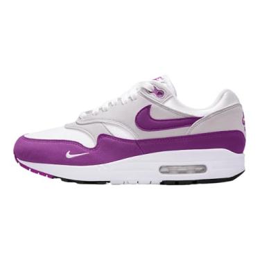 Imagem de Nike Tênis feminino Air Max 1 '87 Textile (HF1194-101, branco/cinza neutro/preto/baga negrito), Branco/cinza neutro/preto/baga ousada, 38