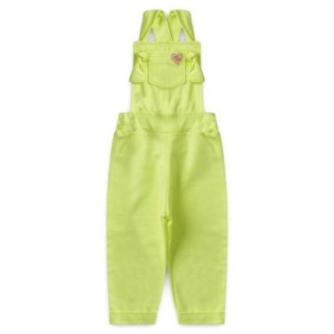 Imagem de Jardineira Longa Moletinho - Verde Neon - Ame Kids, P