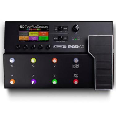 Imagem de Line 6 Pedal multiefeitos para guitarra POD Go, preto