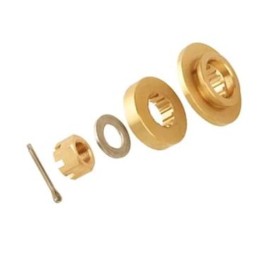 Imagem de COPKINGO Kit de instalação de hardware de hélice compatível com motor de popa Yamaha 40HP-55HP arruela de impulso/espaçador/arruela/porca/pino contrapino 66T-45987-01 670-45997-01