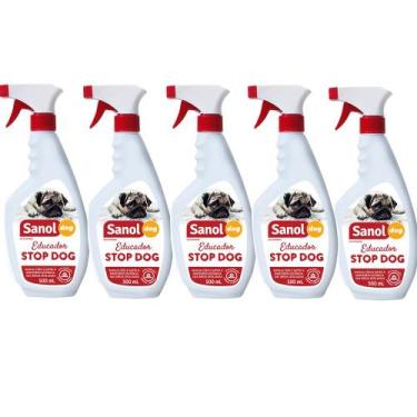 Imagem de Educador Sanitário Canino Xixi Não Stop Dog Stop Xixi 5 Unid - Sanol