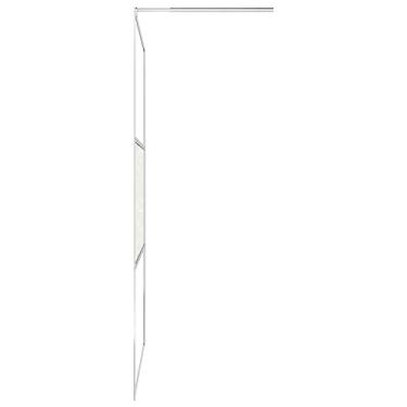 Imagem de Divisória de chuveiro com aparência elegante, funcional e resistente com ajuste ajustável, design simples de manter para banheiro doméstico