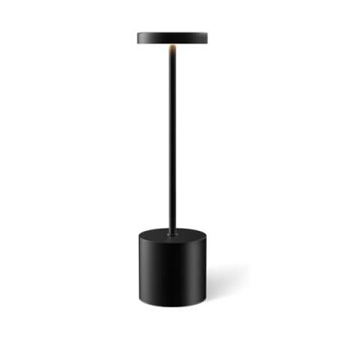 Imagem de BEMMY Luminária de Mesa, Luminária Abajur Mesa Led 1800mAh Dimerizável Sem Fio Recarregável, Toque Candeeiro de Mesa USB Luz Noturna, Luminação de 3 Tons