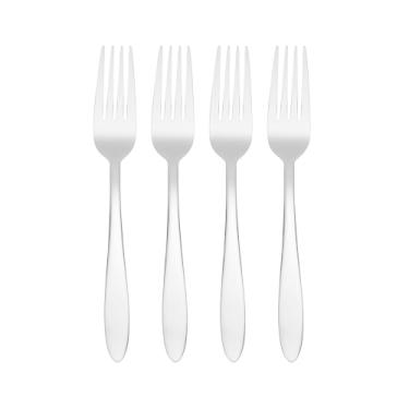 Imagem de Oneida Garfos de Jantar, Conjunto de 4, 9.1 Polegadas, Aço Inoxidável 18/0, Espelhado, Dishwasher Safe