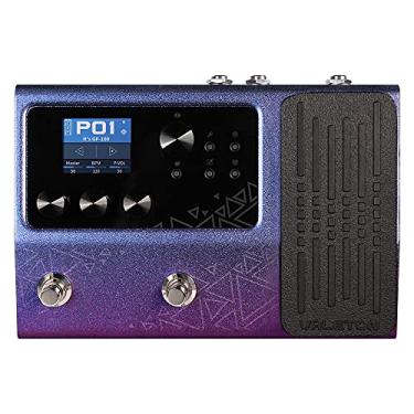 Imagem de Valeton Gp-100 Amplificador De Guitarra E Baixo Modelagem Gabinetes Ir Simulação Multi-Idioma Multi-Efeitos Com Pedal Expressão Estéreo Otg Interface Áudio Usb (Violeta)