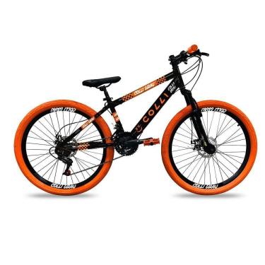 Imagem de Bicicleta Colli Aro 26 Grau 250 Preto Com Laranja