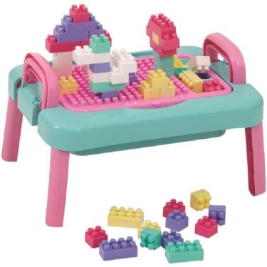 Imagem de Mesinha Mercoblocks Charmosa - MercoToys