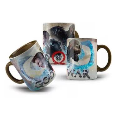 Imagem de Caneca Presente God Of War Ragnarok Atreus E Kratos - Loja Dinka, Bran