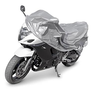 Imagem de Relaxdays GmbH 10015741 Capa completa para garagem de motocicleta, 230 x 130 cm