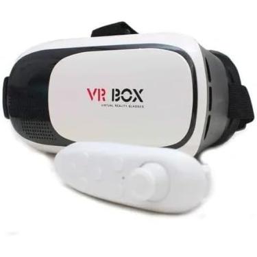Imagem de Óculos 3D Realidade Virtual com Controle Bluetooth para Celular Android Jogos e Vídeos VR