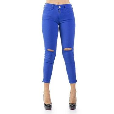 Imagem de CALÇA SARJA SKINNY DESTROYED COLCCI-Feminino