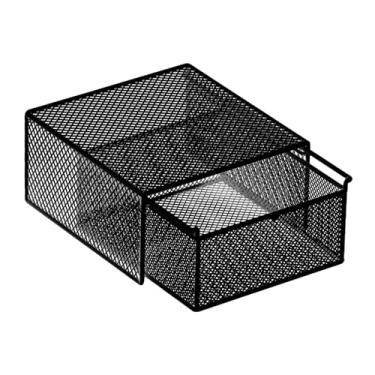 Imagem de Ioensy Organizador de roupa íntima, cesto de lingerie, recipiente versátil para uso doméstico, caixa de armazenamento para cachecóis, calcinhas, gravatas, L Black