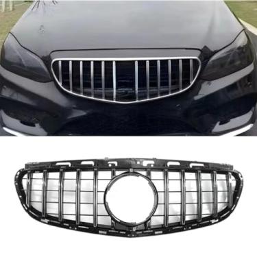 Imagem de Grade de para-choque de carro tiras decorativas kit de corpo grade de corrida grade de para-choque dianteiro para acessórios W212 E63 2013-2015