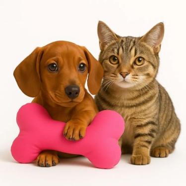 Imagem de Travesseiro Para Cachorros E Gatos Almofada Pet Antialergico Confortavel (Rosa)