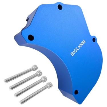 Imagem de BIGLKNM Capa para bomba de óleo de tarugo de alumínio azul Yamaha com parafusos de aço inoxidável compatível com Blaster 200 YFS200 1988-2006