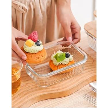 Imagem de Pote de Vidro Canelado Hermético com Tampa de Madeira 640ml - Home Land (1500ml)