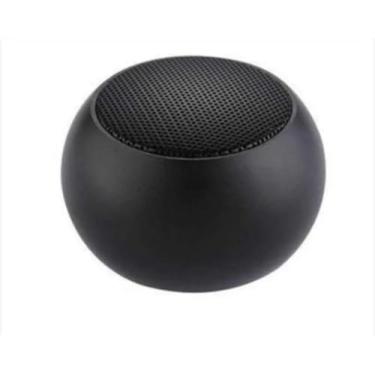 Imagem de Mini Caixa de Som Bluetooth Metal Amplificada Mini Speaker 3w (Preto)