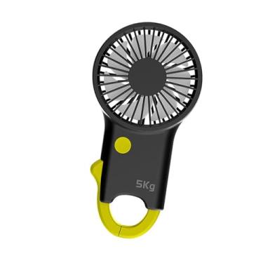 Imagem de Generic Ventilador portátil de mão Ventilador pessoal de mão 2 em 1 Função de fortalecimento de para concerto, Amarelo