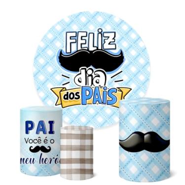 Imagem de Trio Capas Cilindro + Painel Redondo Dia dos Pais (K1PAI0021)
