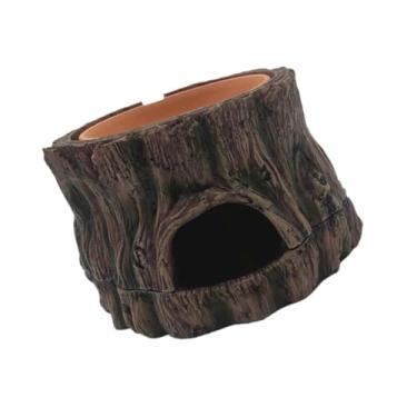 Imagem de Ｂｅｓｇａ Esconderijo para répteis, área de descanso, paisagismo com resina, decoração, habitat, aquário, decoração para aquário, esconderijo para sapo, betta e, W1235