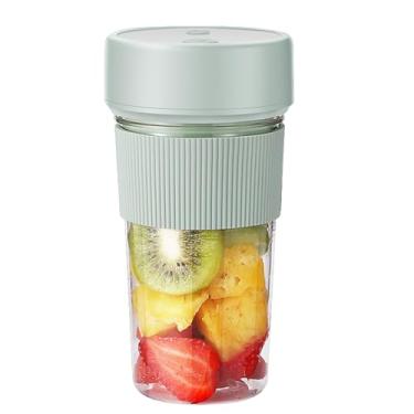 Imagem de Juicer elétrico Cup portátil USB 350ml Mini Blender Juicer com cordão de palha para Escola de Viagem de Escritório em casa Lâmina de aço inoxidável 5W 18000 rpm