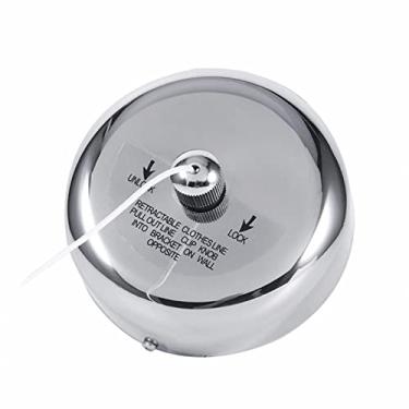 Imagem de KIMISS Secador de Roupas Retráteis - Rack de Secagem de Lavanderia Em Aço Inoxidável Pesado Com Capacidade de 22 Libras e Corda Ajustável de 2,8m para Uso do Chuveiro e Varanda