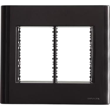 Imagem de Placa 6 Postos 4X4 Tramontina Giz Preta Com Suporte