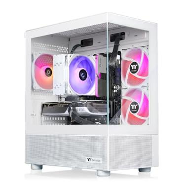 Imagem de Thermaltake LCGS View 8760S-170 Desktop para jogos (AMD Ryzen™ 7 8700F, memória ToughRam 16GB DDR5 6000MT/s RGB, NVIDIA GeForce® RTX 5060, 1TB NVMe M.2, WiFi, Windows 11) V17S-B650-560-LCS